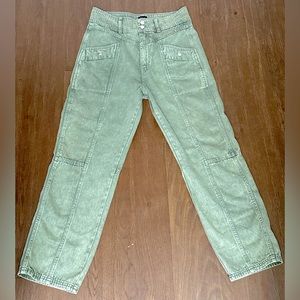Urban Outfitters BDG Green Khaki Carpenter Jean Cargos